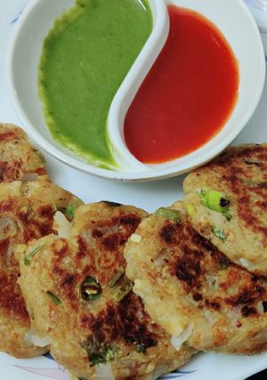 A picture of Maggi Tikki.