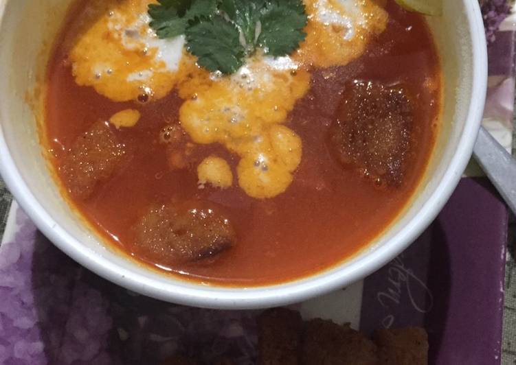 Tasty And Delicious of Tomato soup