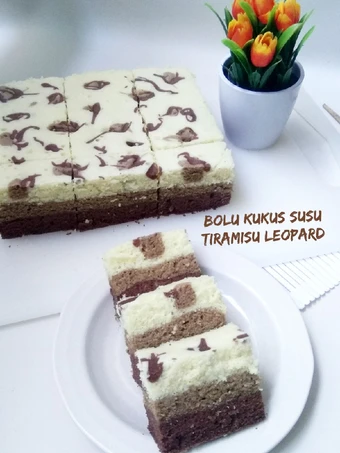 Langkah Gampang Membuat Resep Bolu Kukus Susu Tiramisu Leopard yang Bikin Ngiler Anti Ribet, Lezat