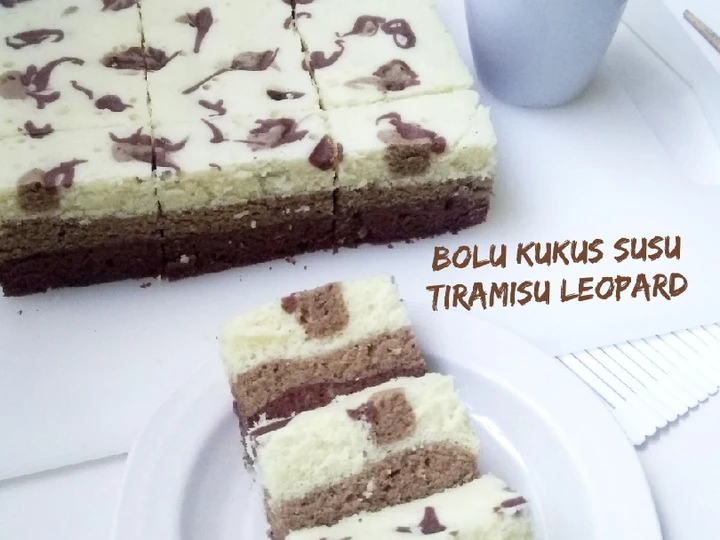 Langkah Gampang Membuat Resep Bolu Kukus Susu Tiramisu Leopard yang Bikin Ngiler Anti Ribet, Lezat
