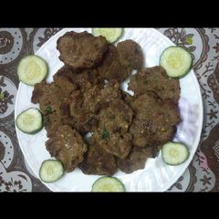 A picture of Mutton kababs.