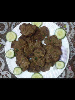 A picture of Mutton kababs.