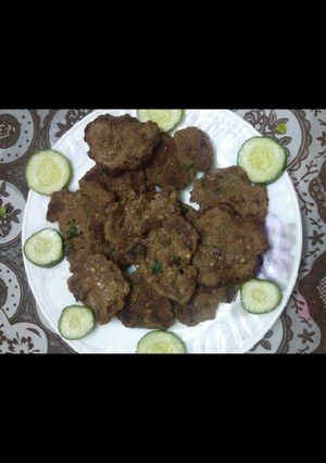 A picture of Mutton kababs.