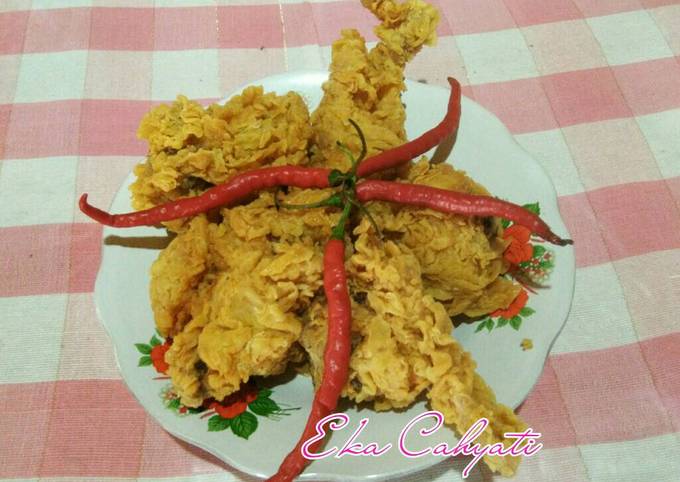 Ayam Crispy Simple (Mudah dan Renyah)