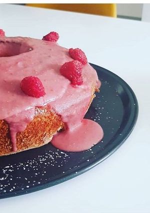 Foto de Bolo de framboesas com cobertura