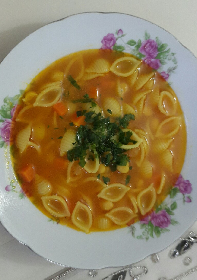 عکسی از دستور سوپ گوش ماهی