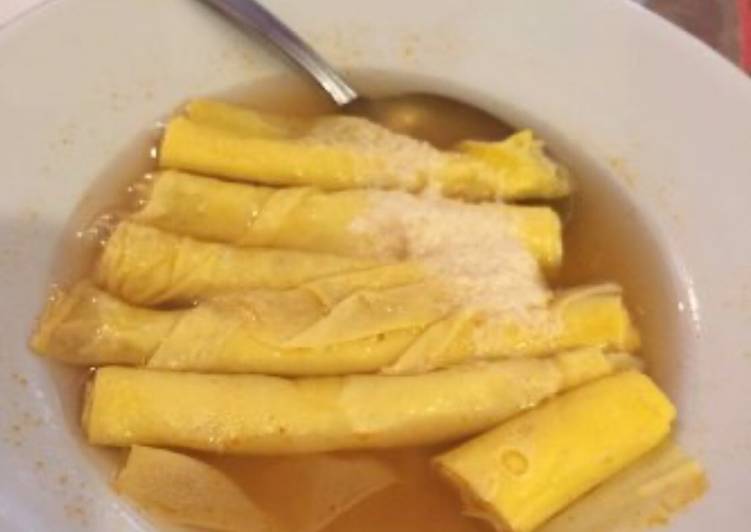 Scrippell ‘mbuss (crêpes in brodo 🍲)