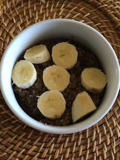 Una foto de Avena bañada en Cacao