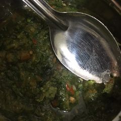Coriander chutney A picture of Coriander chutney.