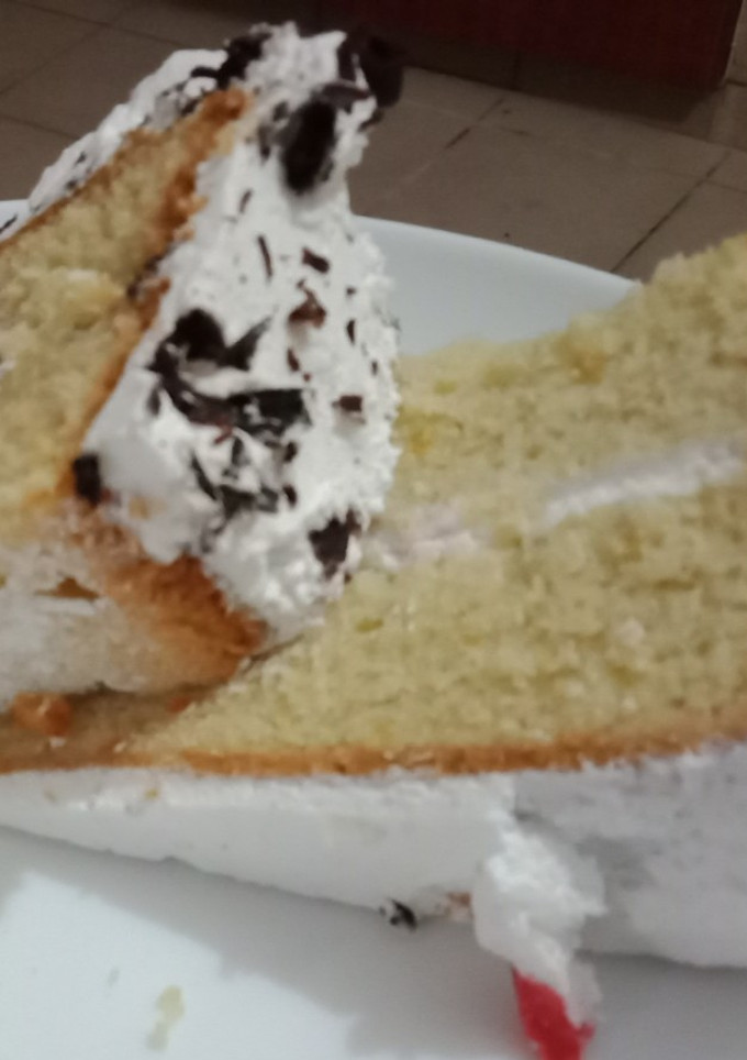 A picture of Vanilla Sponge Cake.
