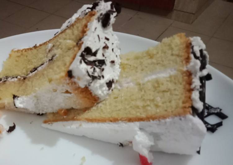 Recipe of Any-night-of-the-week Vanilla Sponge Cake | So Appetizing Food Recipe From My Kitchen