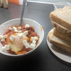 A picture of Shakshouka.