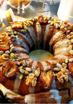صورة لوصفة كيكة التمر الصحية بطعم رهيب 🤤