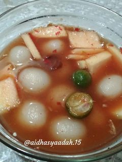 Foto resep Manisan Rambutan Campur Mangga muda. Pedas,asam,manis
