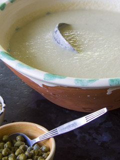 Una foto de Gazpacho de melón