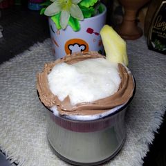 A picture of Choco Apple smoothie.