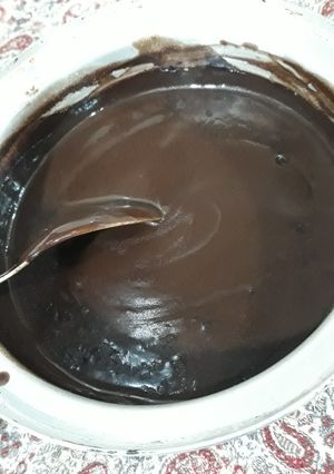 عکسی از دستور سس شکلاتی