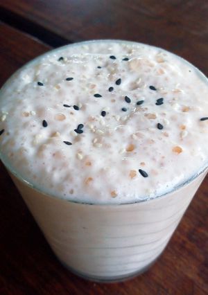 Una foto de Batido de  durazno