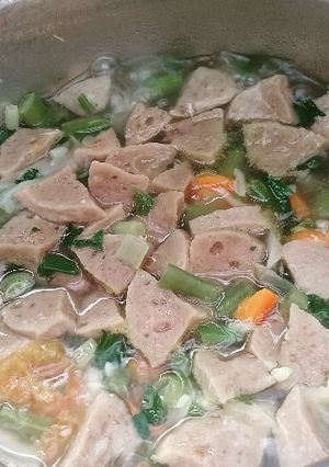 Foto resep Sop Bakso No Ribet