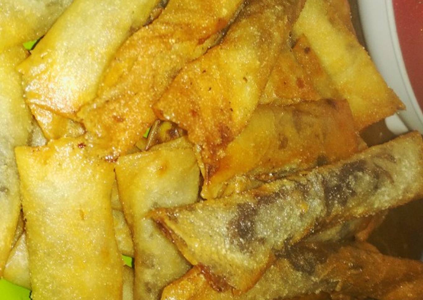 Lumpia coklat crispy