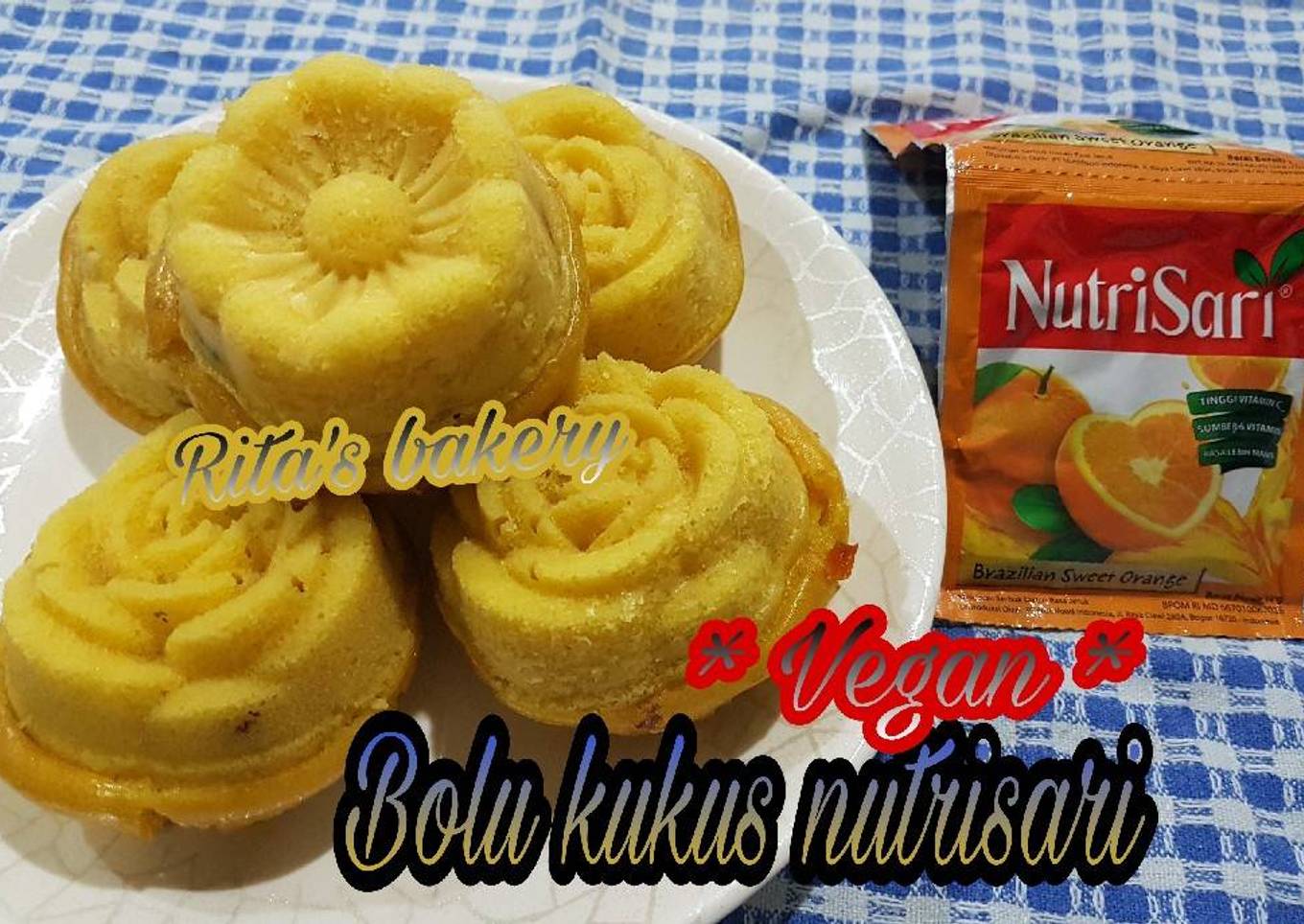 Vegan Bolu kukus nutrisari