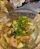 Canh Green Kohlrabi hầm xương