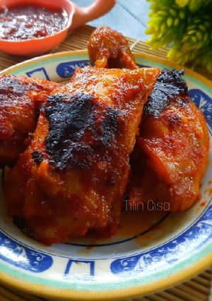 Foto resep Ayam Bakar Bumbu Merah Pedas Manis