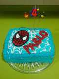 Tarta de Spiderman con Thermomix