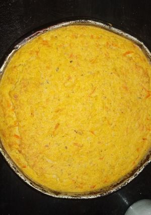 Una foto de Soufflé de polenta y queso