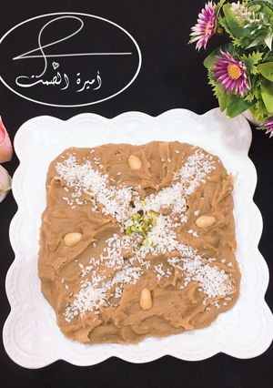 صورة لوصفة حلاوة الدقيق بالحليب