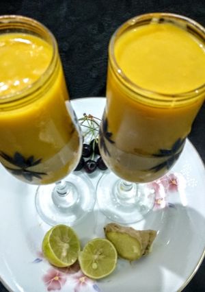 A picture of Mango slush.
