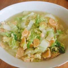 Sawi putih orak arik seafood রেসিপির প্রধান ছবি