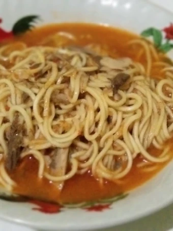 Langkah Mudah untuk Menyiapkan Resep Seblak mie kuah ikan tongkol asap super ala kadarnya yang Lezat Anti Ribet, Uenak Banget