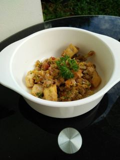 Foto resep Mpasi 11m+: Semur gurame tahu