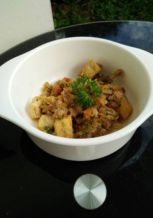 Foto resep Mpasi 11m+: Semur gurame tahu