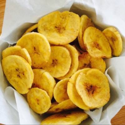 Chips de Plátano al Horno Receta de Glory- Cookpad