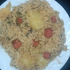A picture of Soy pulao.