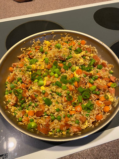A picture of Fried Weenie Rice.