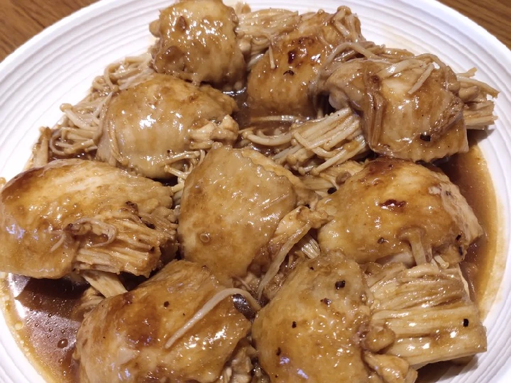 Recipe Chicken Wings Stuffed with Thread Mushroom the Delicious Really delicious