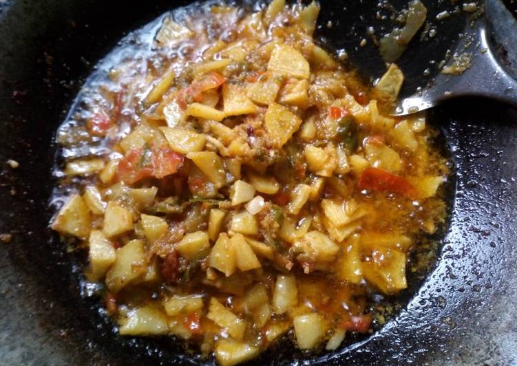 Sambal kentang lado Mudo sedap nye😄