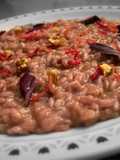 Risotto al radicchio trevigiano, noci e speck croccante 🥗🥜🥓