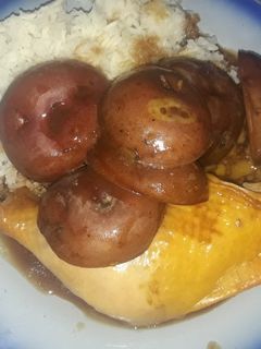 Una foto de Pollo en salsa agridulce
