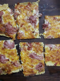 Una foto de Pizza con harina de arroz