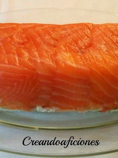 Una foto de Pastel de salmón