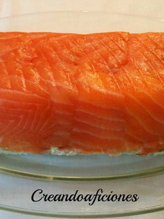 Una foto de Pastel de salmón