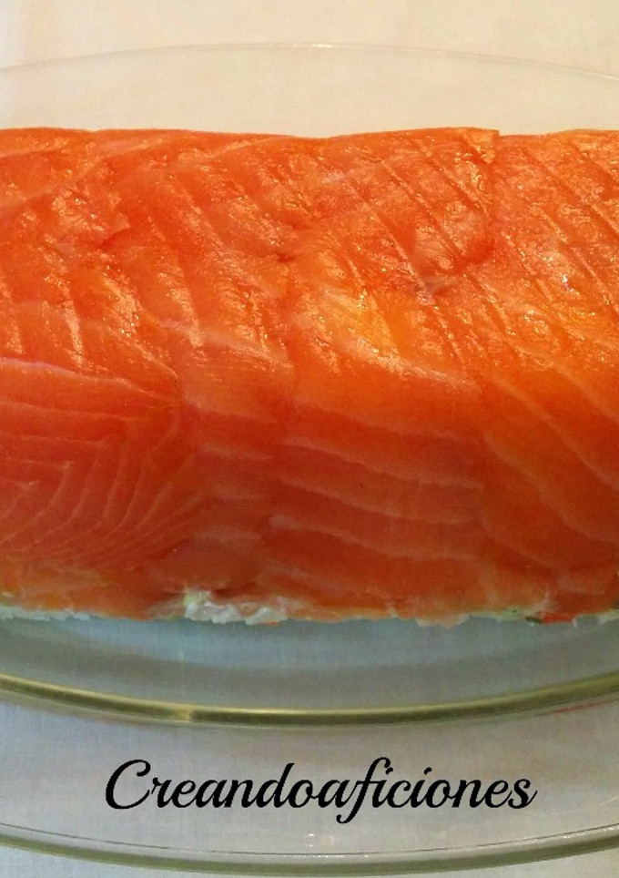 Una foto de Pastel de salmón