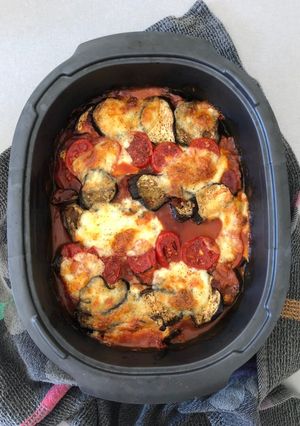 Une photo de Moussaka végétarienne