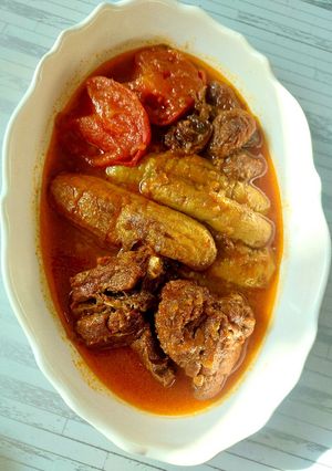 عکسی از دستور خورشت کدو سبز