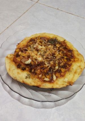 Foto resep Pizza Teflon Tanpa Oven Anti Gagal Takaran Sendok Makan