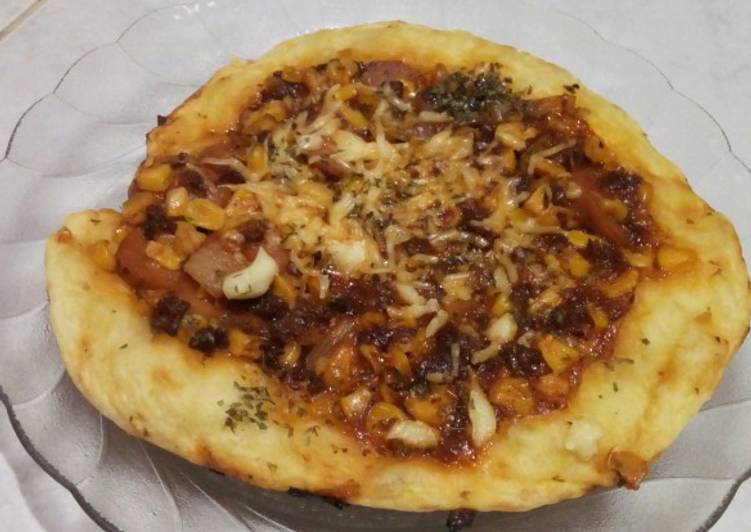 Pizza Teflon Tanpa Oven Anti Gagal Takaran Sendok Makan
